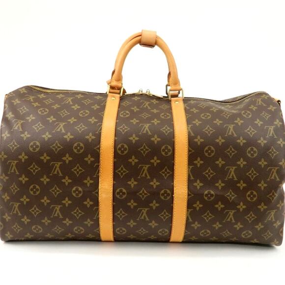💎✨Authentic✨💎Louis Vuitton Keep All Bandouliere 55 Boston Bag - Picture 3 of 16